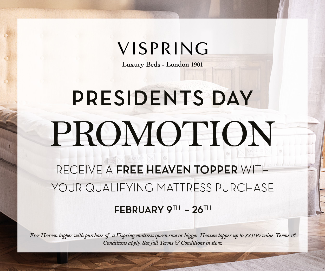 President's Day promotion